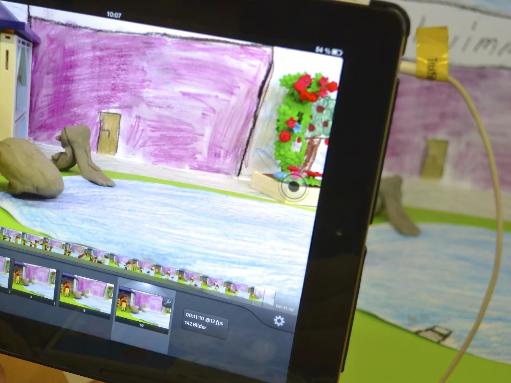 Stop-Motion iPad Dreh